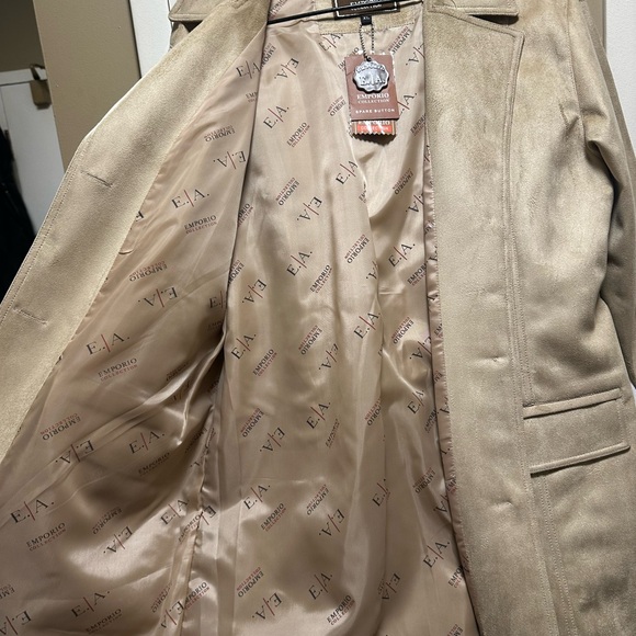 Women's Tan Coat - Picture 3 of 6